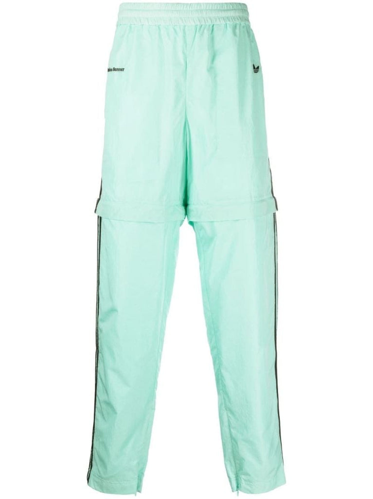 X Wales Bonner Green Logo Embroidered Track Pants