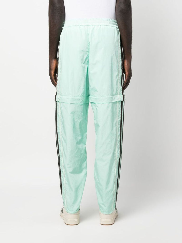 X Wales Bonner Green Logo Embroidered Track Pants
