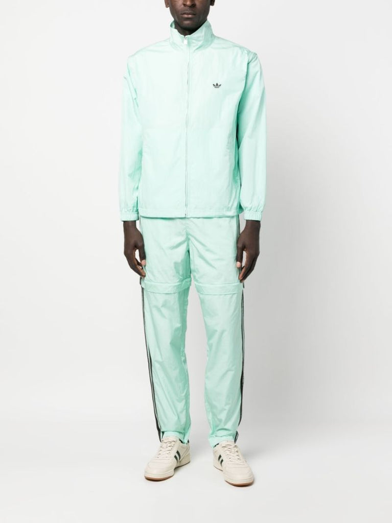 X Wales Bonner Green Logo Embroidered Track Pants