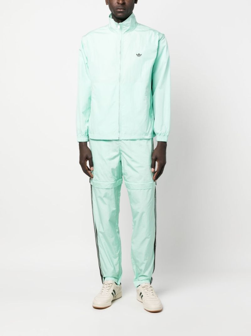 X Wales Bonner Green Logo Embroidered Track Pants