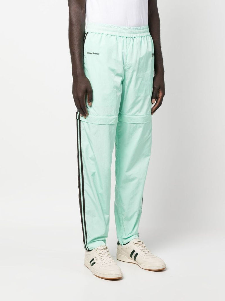 X Wales Bonner Green Logo Embroidered Track Pants