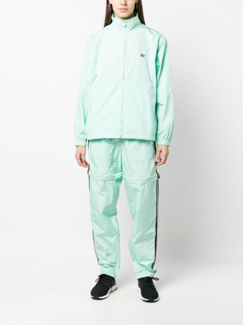 X Wales Bonner Green Logo Embroidered Track Pants