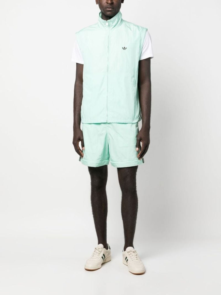 X Wales Bonner Green Logo Embroidered Track Pants