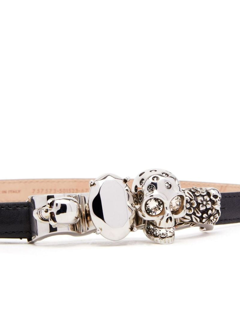 Black the Knuckle Leather Belt