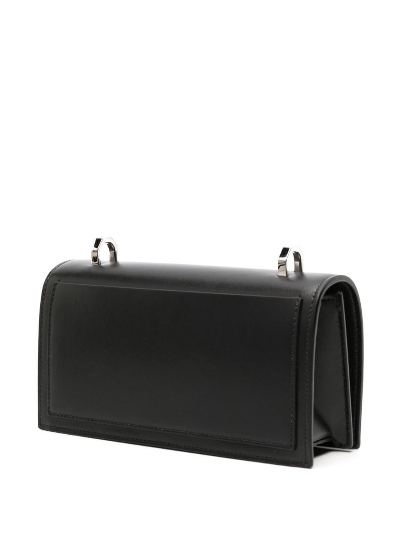 Black Knuckleduster Messenger Bag