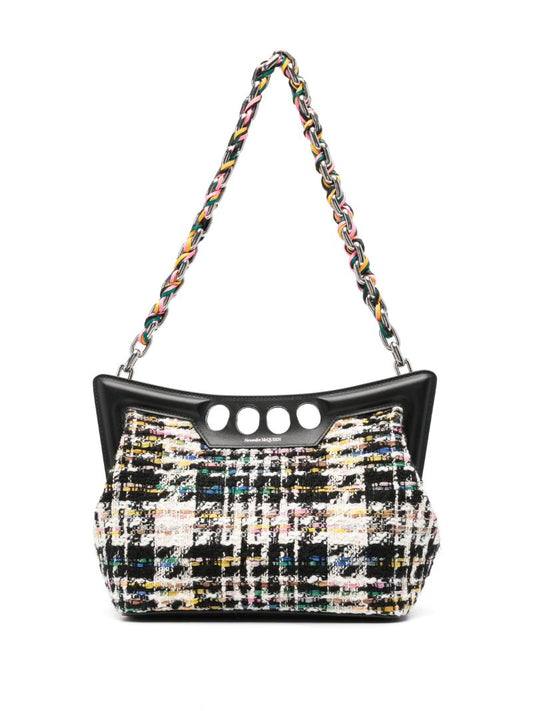 Black Tweed Tote Bag