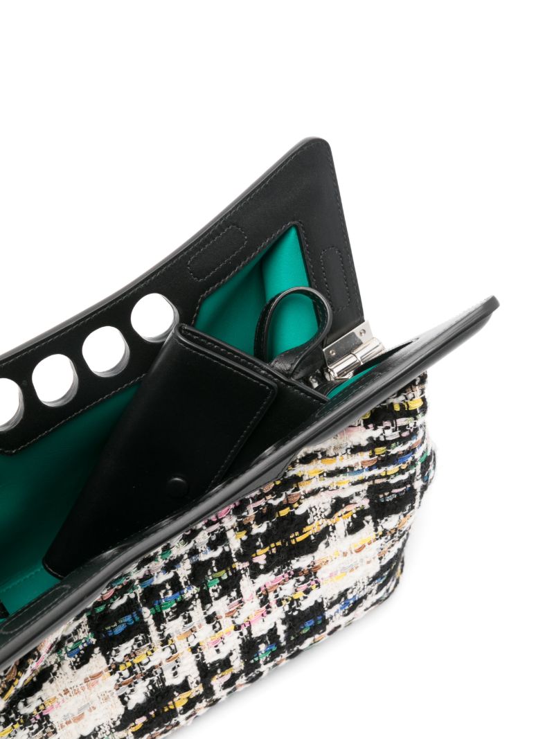 Black Tweed Tote Bag
