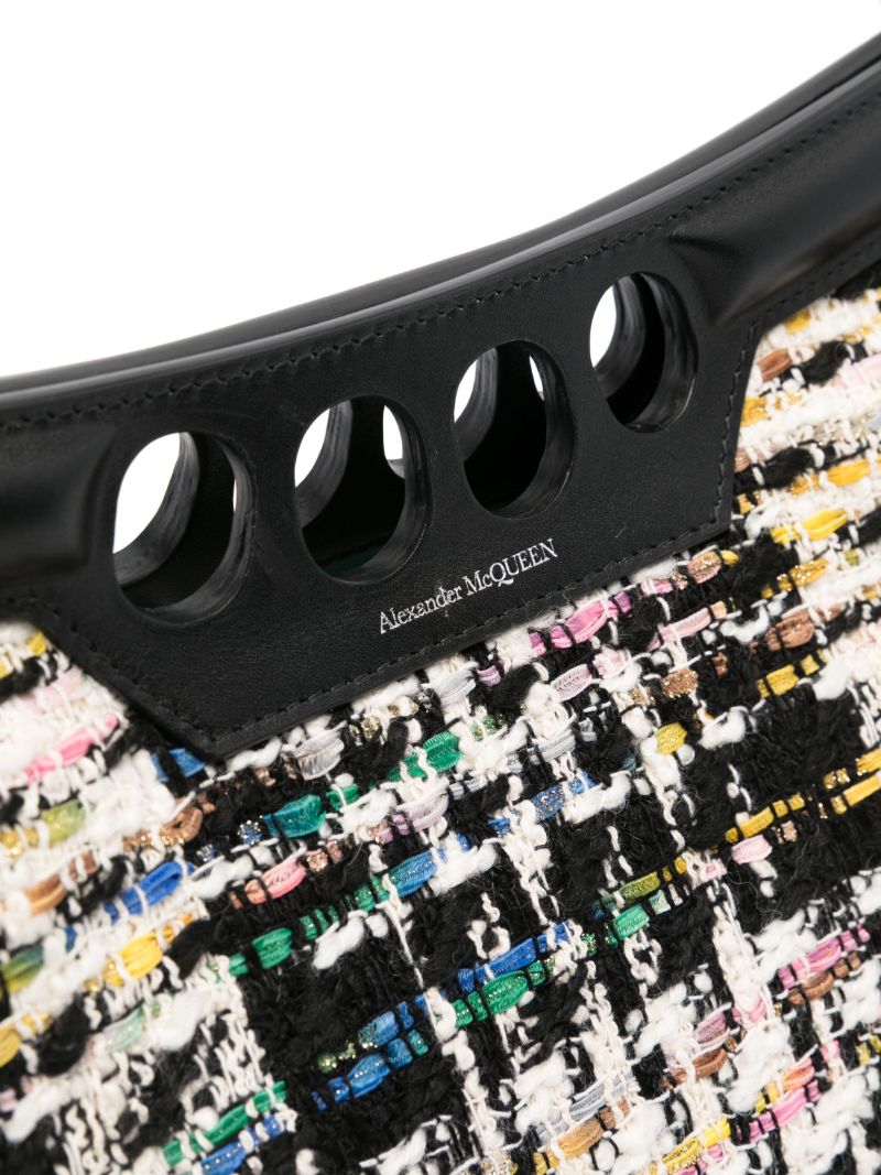 Black Tweed Tote Bag