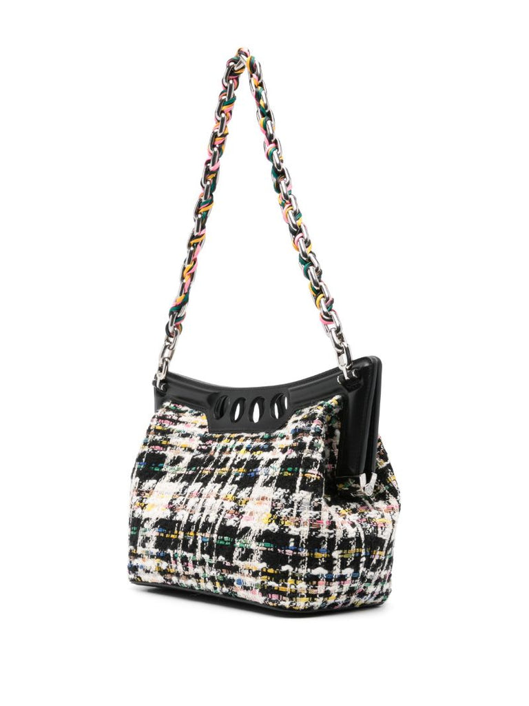 Black Tweed Tote Bag