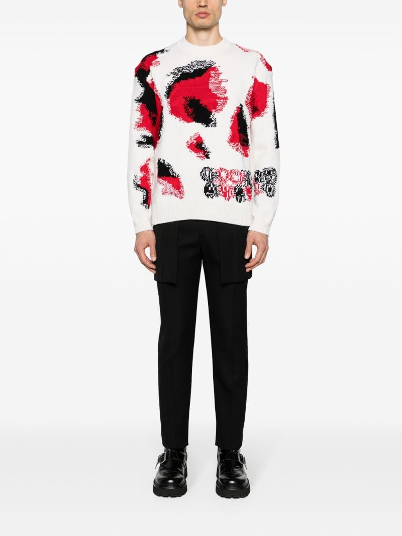 Black Exposed Pocket Tailored Trousers