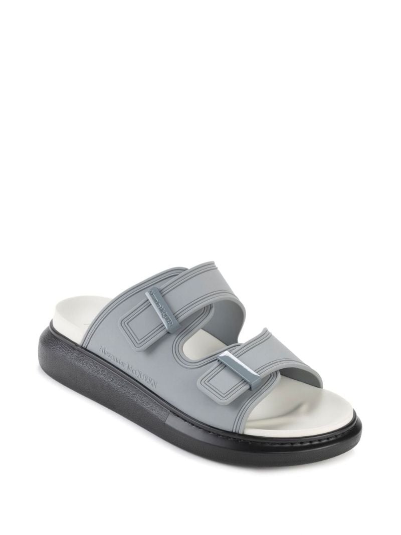 Grey Hybdrid Slide-buckled Slides