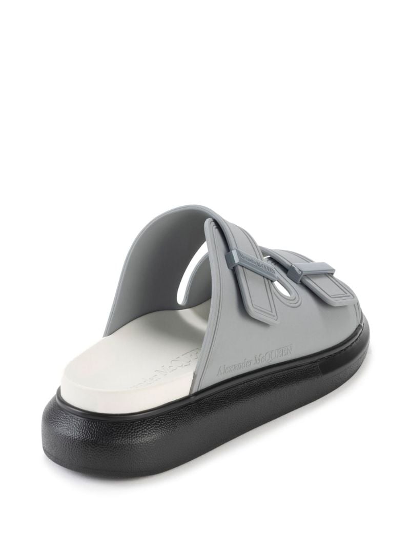 Grey Hybdrid Slide-buckled Slides
