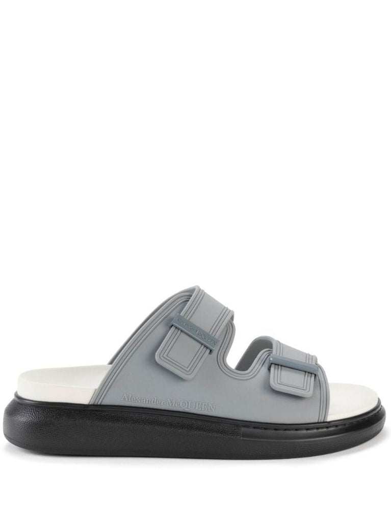 Grey Hybdrid Slide-buckled Slides