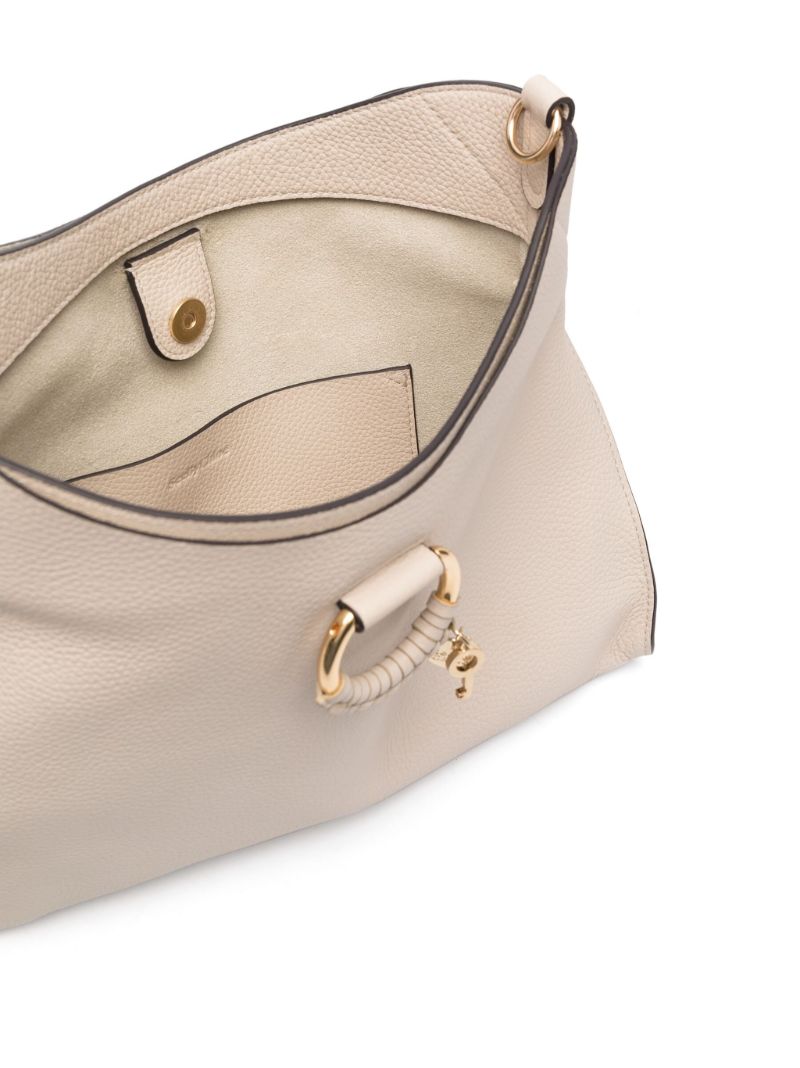 Neutral Joan Leather Shoulder Bag