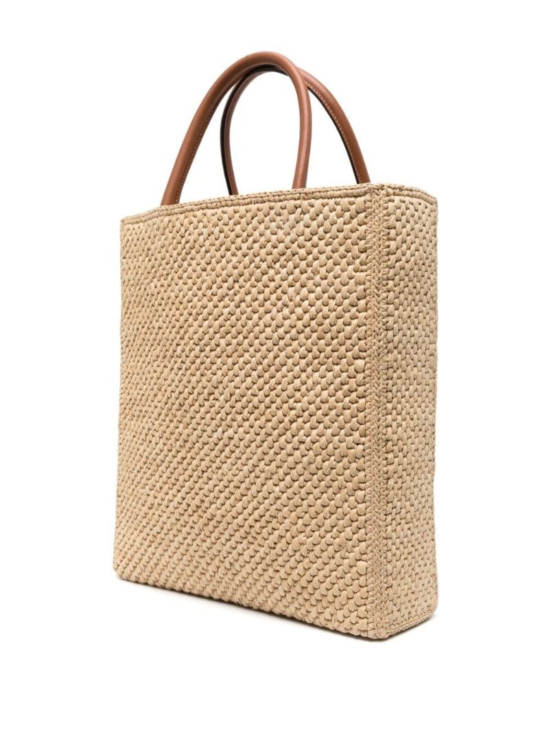 Beige Standard A4 Tote Bag