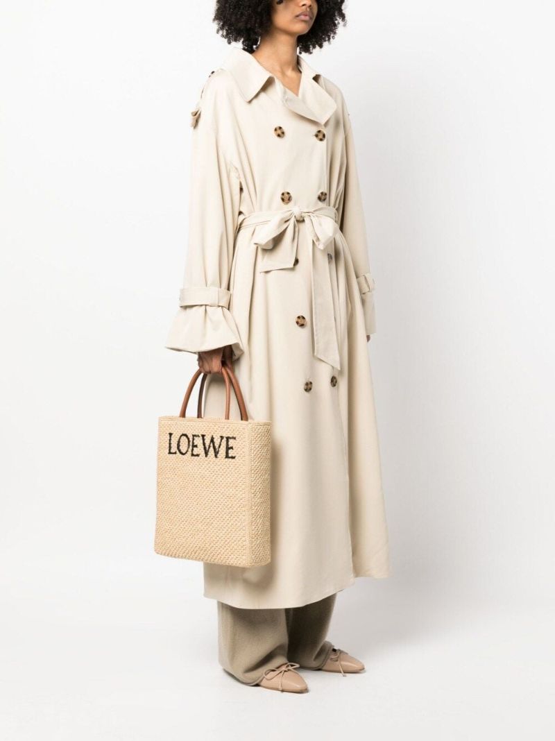 Beige Standard A4 Tote Bag