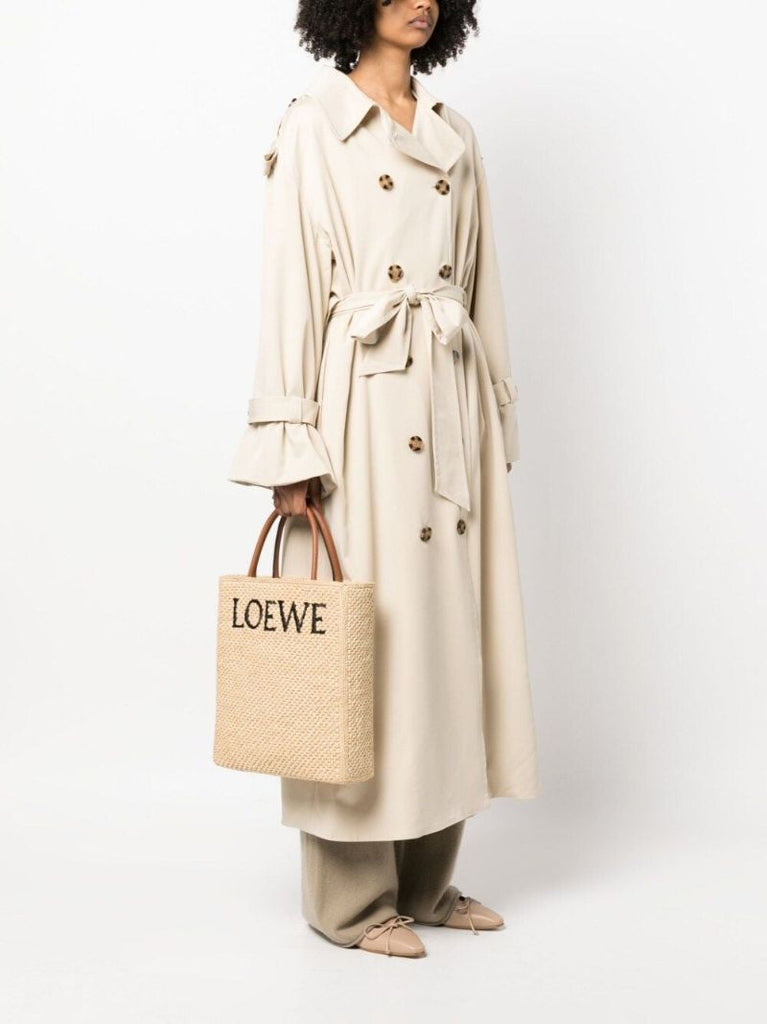 Beige Standard A4 Tote Bag