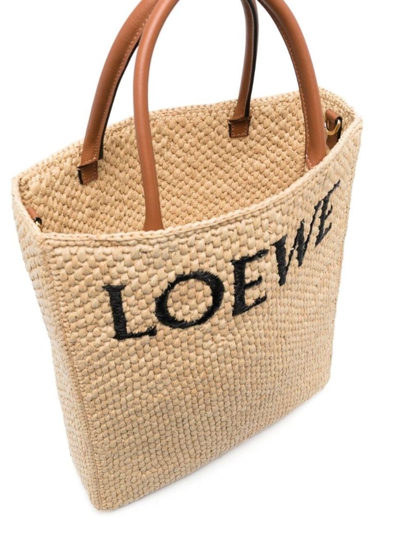 Beige Standard A4 Tote Bag