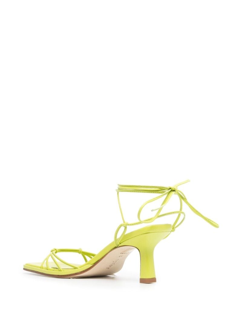 Green Roda 65 Leather Sandals