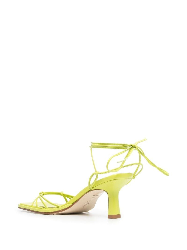 Green Roda 65 Leather Sandals