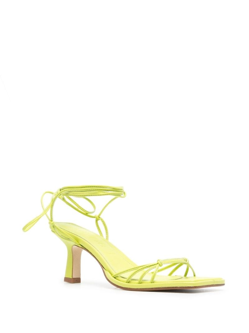 Green Roda 65 Leather Sandals
