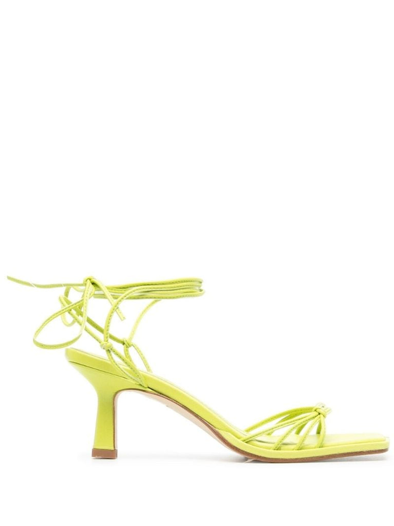 Green Roda 65 Leather Sandals