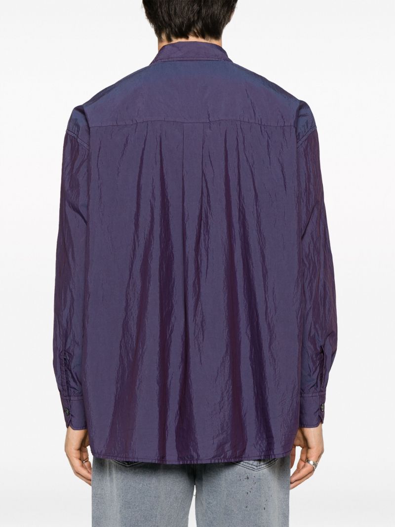 Purple Borrowed Solaro-effect Shirt