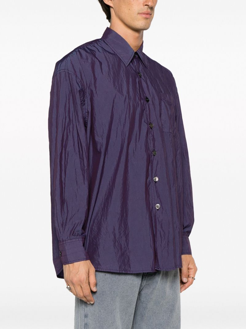 Purple Borrowed Solaro-effect Shirt