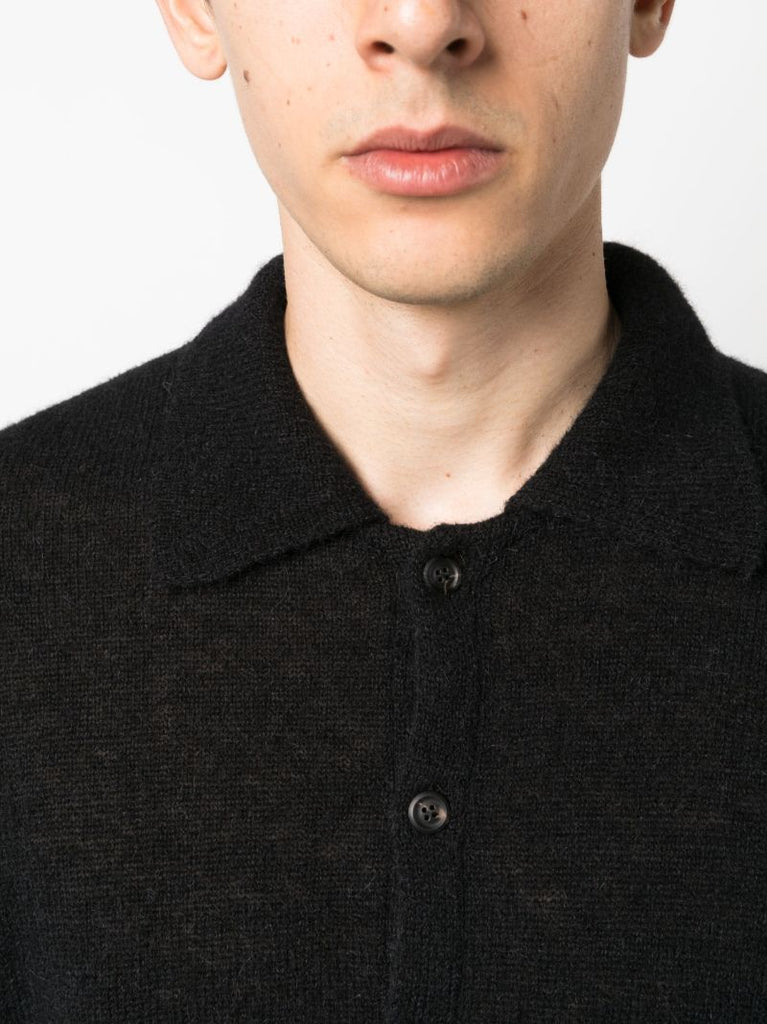 Black Button-up Cardigan
