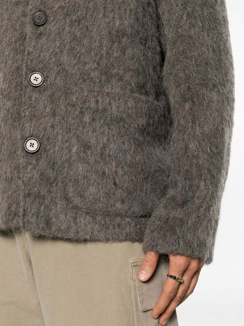 Grey Brushed Cardigan