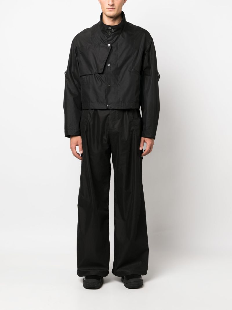 Black Meno Wide-leg Trousers