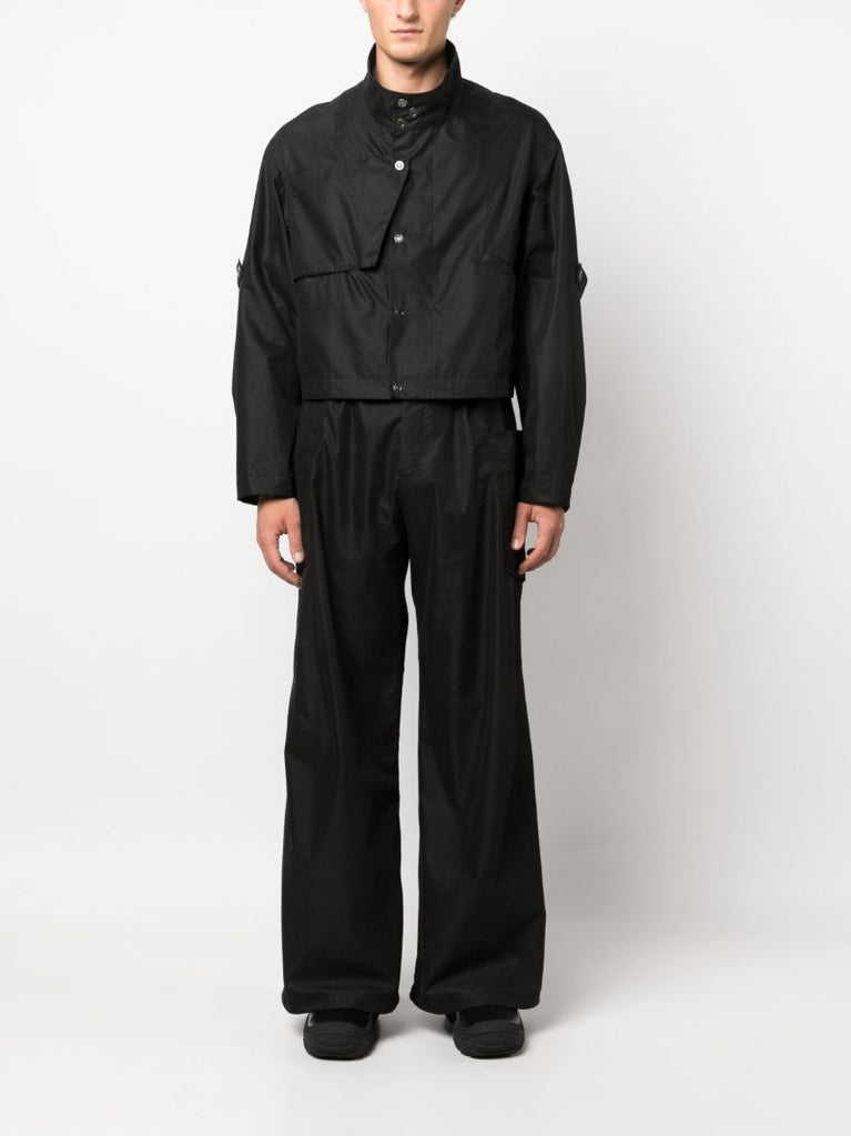 Black Meno Wide-leg Trousers