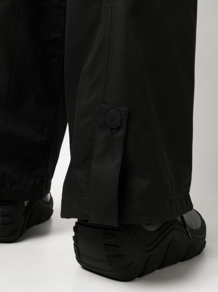 Black Meno Wide-leg Trousers