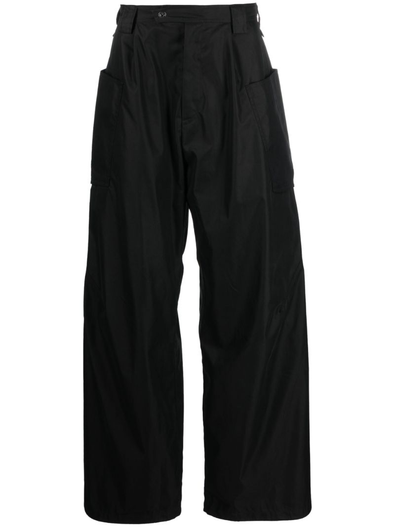 Black Meno Wide-leg Trousers