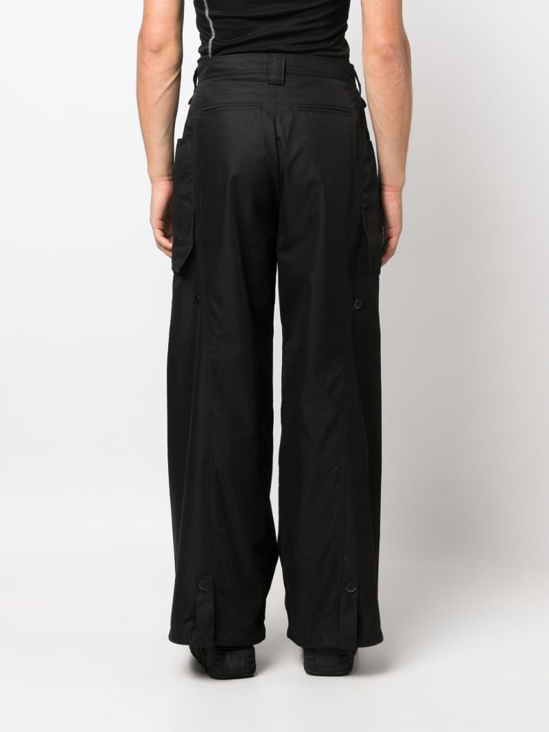 Black Meno Wide-leg Trousers