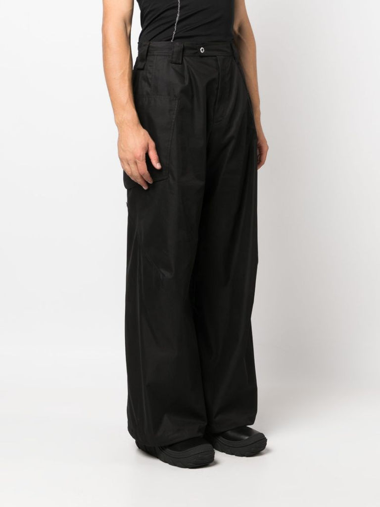 Black Meno Wide-leg Trousers