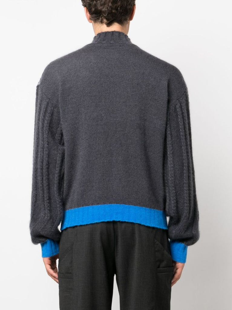 Grey Mariann Mohair-blend Sweater