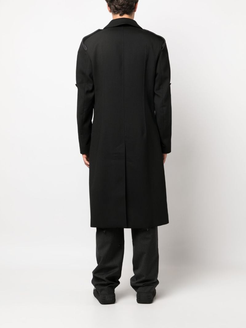Black Critias Double-breasted Wool Coat