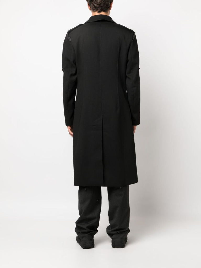 Black Critias Double-breasted Wool Coat