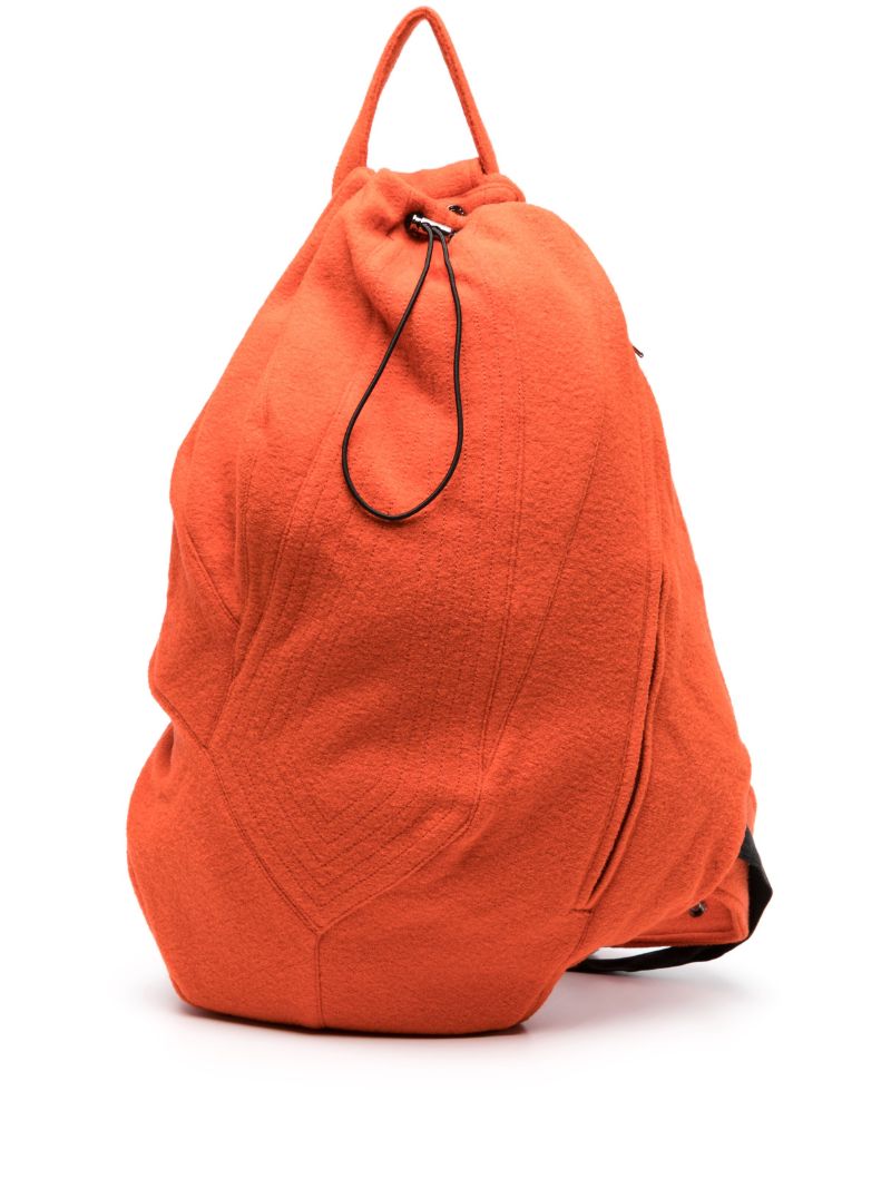 Orange Solo Virgin Wool Backpack
