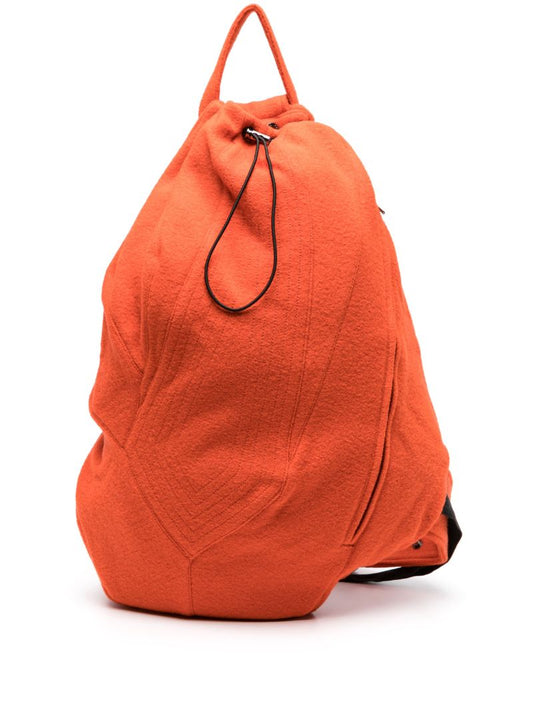 Orange Solo Virgin Wool Backpack