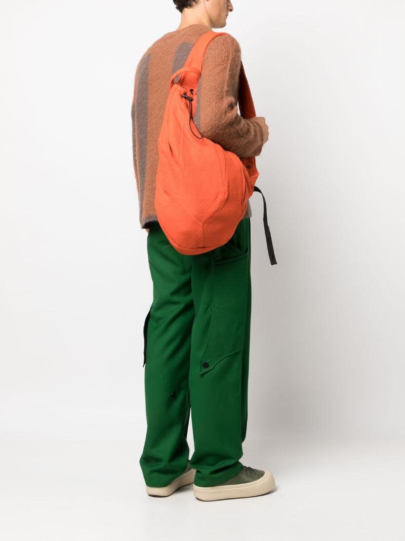 Orange Solo Virgin Wool Backpack