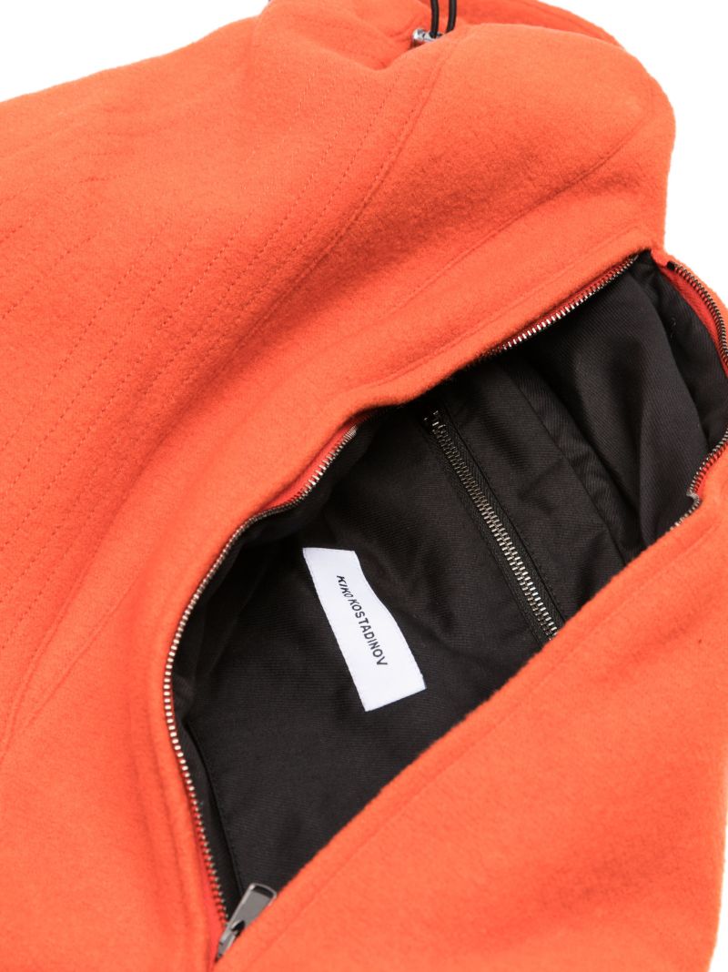 Orange Solo Virgin Wool Backpack