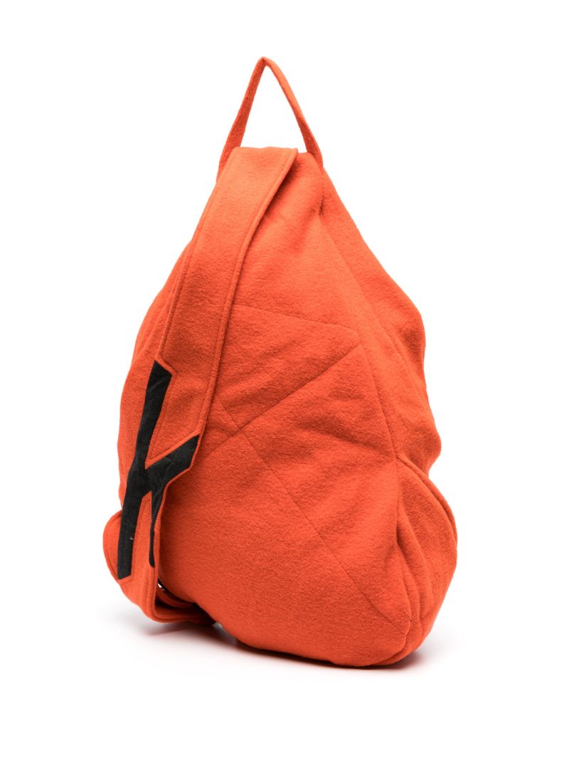 Orange Solo Virgin Wool Backpack