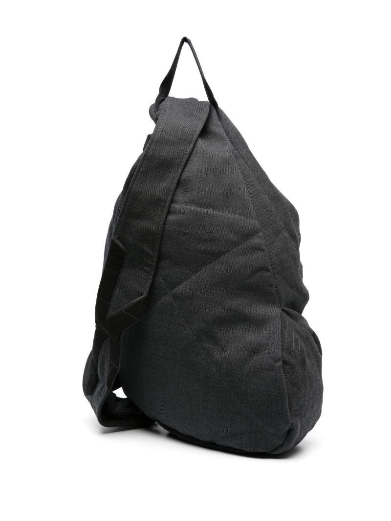 Black Solo Drawstring Backpack