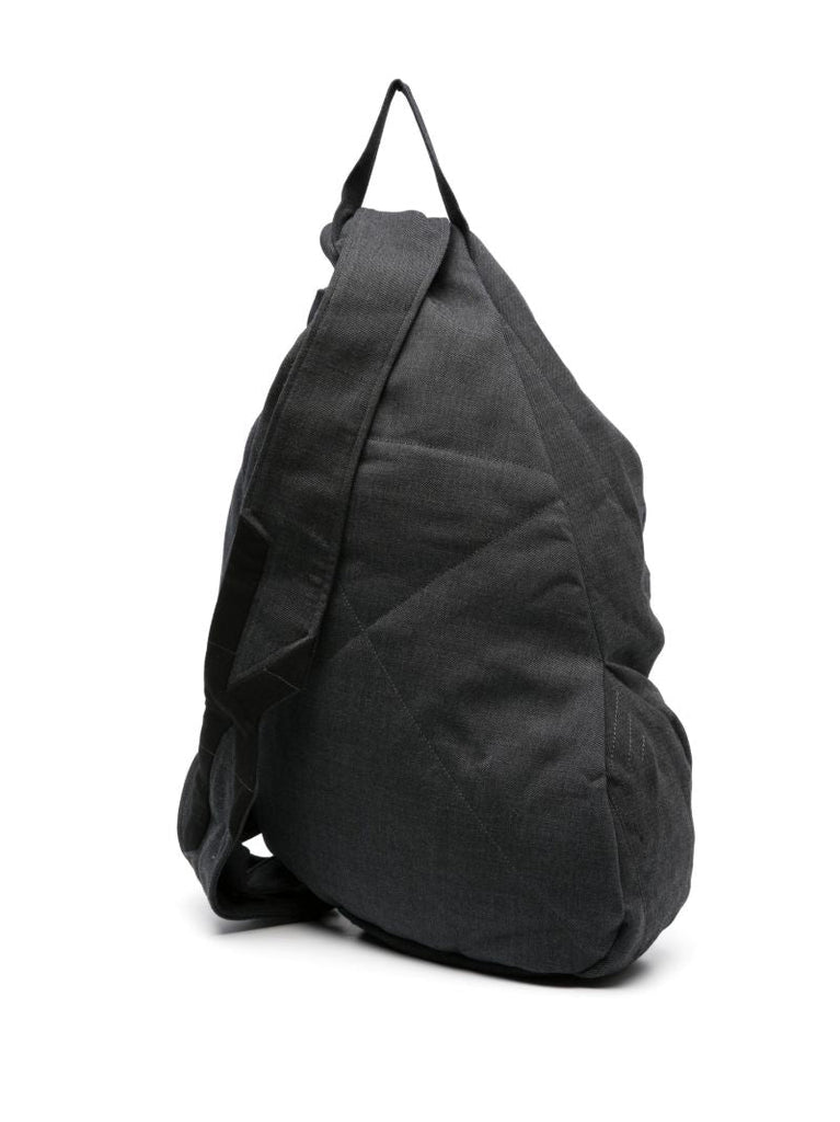 Black Solo Drawstring Backpack