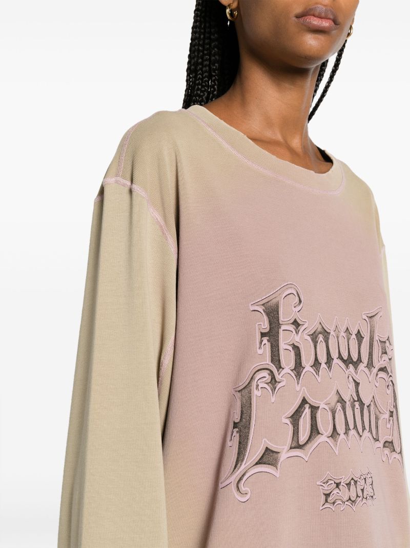 Neutral Text-print Cotton T-shirt