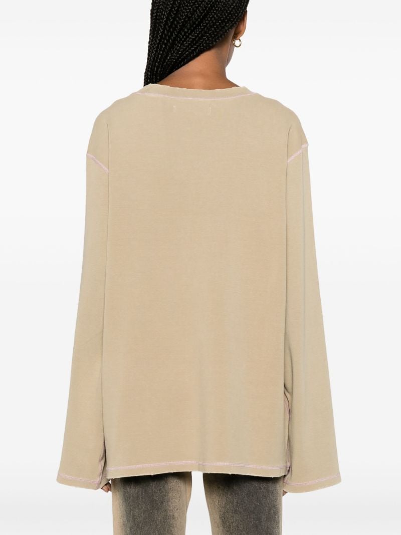 Neutral Text-print Cotton T-shirt