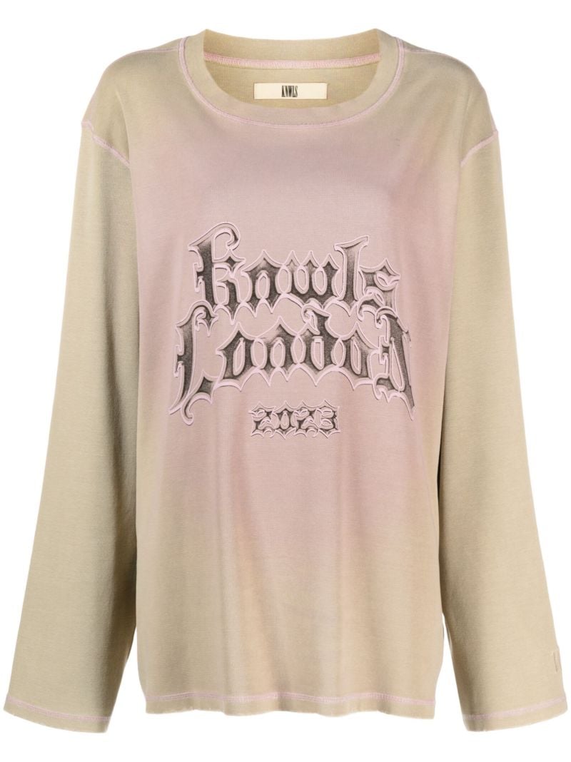 Neutral Text-print Cotton T-shirt