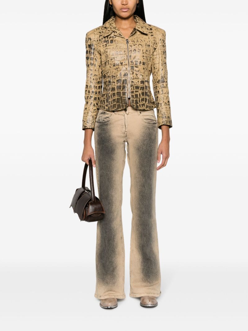 Neutral Alice Wide-leg Jeans
